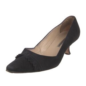 Black Manolo Blahnik Suede Pumps women’s size 10